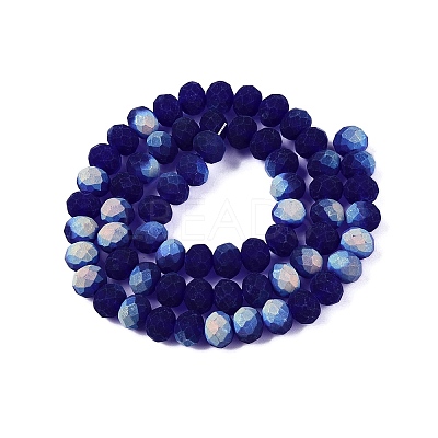 Transparent Glass Beads Strands EGLA-A044-T8mm-MB06-1