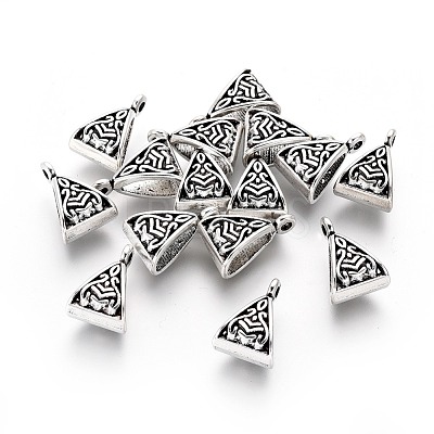 Tibetan Style Alloy Tube Bails LF10525Y-NF-1