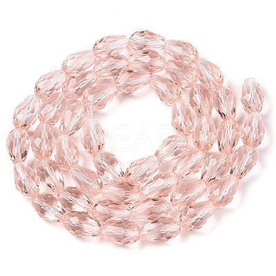 Transparent Glass Beads Strands EGLA-N013-T10mm-D22-1