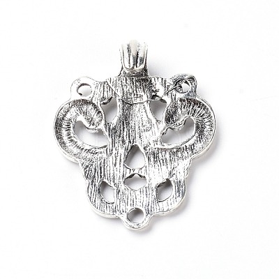 Alloy Hook Button PALLOY-WH0082-64-1