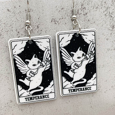Cartoon Theme Acrylic Dangle Earrings FS-WG40F70-15-1