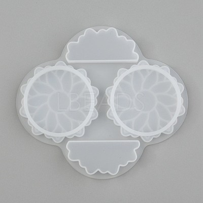 Flower Straw Topper Silicone Molds Decoration X-DIY-J003-06-1