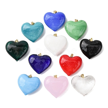 Handmade Lampwork Pendants LAMP-G160-01-1
