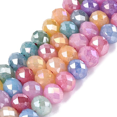 Electroplate Glass Beads Strands EGLA-N027-01A-01-1