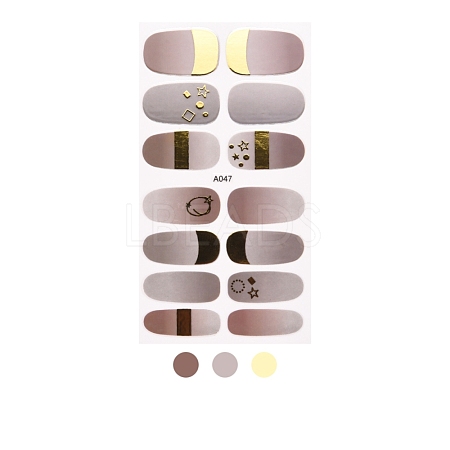 Full Wrap Gradient Nail Polish Stickers MRMJ-T100-A047-1