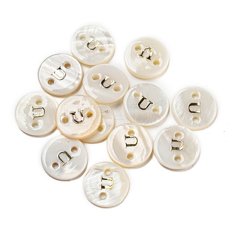 Freshwater Shell Buttons BUTT-Z001-01U-1