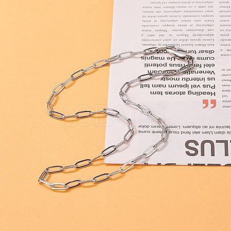 Non-Tarnish 304 Stainless Steel Cable Chain Necklaces NJEW-JN03628-03-1