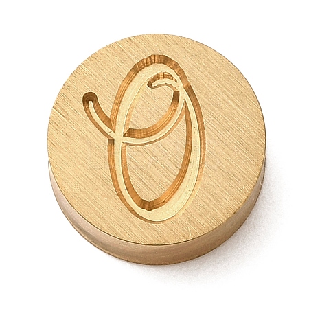 Golden Tone Brass Letter Stamps LS-KK-R005-01O-1