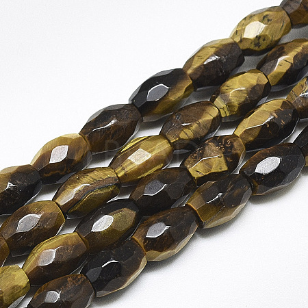 Natural Tiger Eye Beads Strands X-G-S357-A01-1