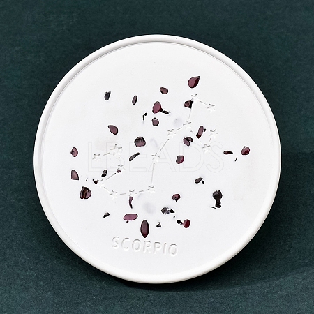 Twelve Constellations Plaster Coaster PW-WG28707-08-1