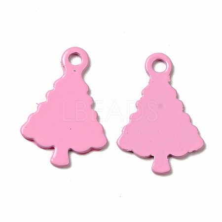 Spray Painted 201 Stainless Steel Charms STAS-G304-28D-1