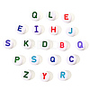 Opaque White Acrylic Beads SACR-YW0001-23A-7
