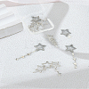 8Pcs 4 Style Alloy Alligator Hair Clips OHAR-LP0001-19-1
