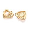 Natural White Shell Pendants KK-N287-13G-2