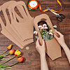  24Pcs 2 Styles Portable Kraft Paper Flower Gift Bags CARB-NB0001-10-3