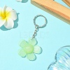 Flower Resin Keychain KEYC-YW00152-03-1