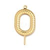 Ion Plating(IP) 304 Stainless Steel Pendants STAS-B032-19G-2