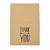 Kraft Paper Thank You Greeting Cards DIY-F120-01F-4