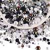60g Resin patch multi size mixed pearl patch DIY jewelry accessories(2 bags) JX586N-1