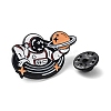 Space Theme Astronaut Enamel Pin JEWB-A016-01B-3