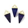 Natural Lapis Lazuli Pendants G-A222-02G-06-1