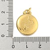 304 Stainless Steel Pendants Rhinestone Settings LS-STAS-O009-01E-G-3