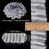 Gorgecraft Polyester Pleated Lace Trims SRIB-GF0001-31B-2