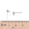 925 Sterling Silver Ear Stud Findings STER-K167-042C-S-4