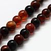 Natural Agate Beads Strands X-G-F417-07-8mm-1