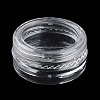 (Defective Closeout Sale:Box is Cracked )Transparent Plastic Nail Art Decorations Storage Box AJEW-XCP0002-12-4