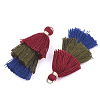 Polycotton(Polyester Cotton) Tassel Pendant Decorations FIND-T018-29-2