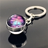 Glass Double-sided Ball Keychain PW-WG8BA2D-08-1