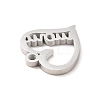 Non-Tarnish Mother's Day Theme 304 Stainless Steel Pendants LS-STAS-E171-03P-03-2