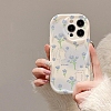 Tulip Cat Pattern TPU Plastic Mobile Phone Cover PW-WGD8F46-07-1