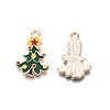 Christmas Alloy Enamel Pendants ENAM-Q442-64-3