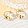 Brass Hoop Earrings KK-CBA30C7-32G-2