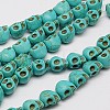 Synthetic Turquoise Beads Strands TURQ-G113-23x30mm-05-2