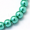 Baking Paint Pearlized Glass Pearl Round Bead Strands X-HY-Q003-10mm-29-2