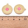 303 Stainless Steel Enamel Pendants STAS-Q110-39G-04-3