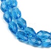 Transparent Glass Beads Strands EGLA-N013-T8mm-D17-3