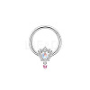 Brass Rhinestone Nipple Rings WG50E44-18-1