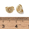 Brass Earring Nuts KK-K383-25B-G-3