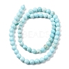 Natural Magnesite Beads Strands G-P598-E-6mm-01-3