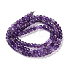 Natural Amethyst Beads Strands G-N342-24-3