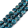 Gold Sand Handmade Lampwork Beads Strands LAMP-N037-08B-1