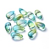 Transparent Glass Charms X-GLAA-O017-01C-1