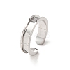 304 Stainless Steel Cuff Open Rings SA-CBACA70-01B-P-4