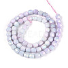 Anti-Tarnish Electroplate Glass Beads Strands GLAA-N057-6mm-05-2