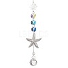 Glass Hanging Suncatchers HJEW-JM04579-01-2