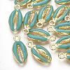 Alloy Enamel Pendants PALLOY-T065-27B-1